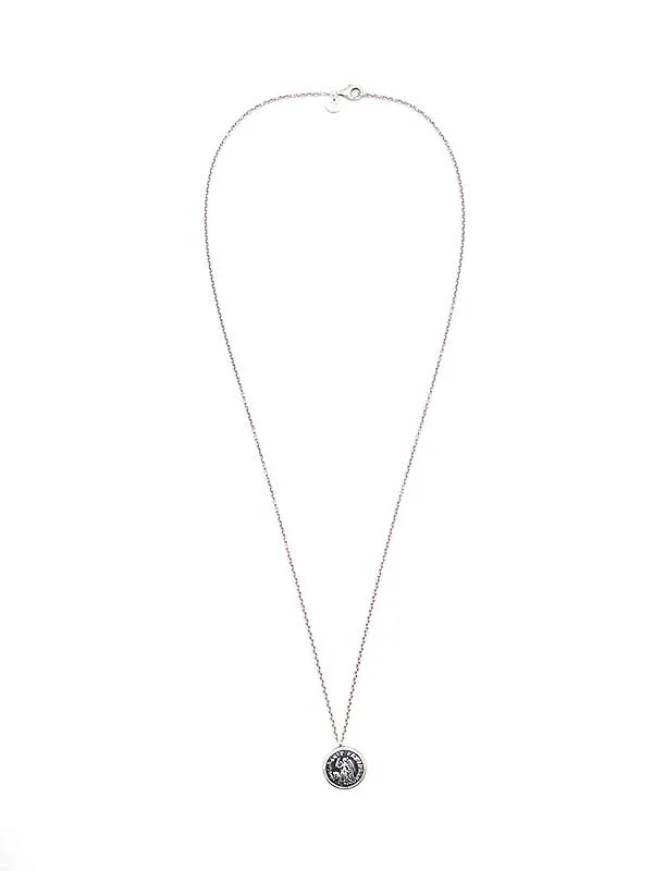 TOM WOOD トムウッド Coin Pendant Angel シルバーコインネックレス