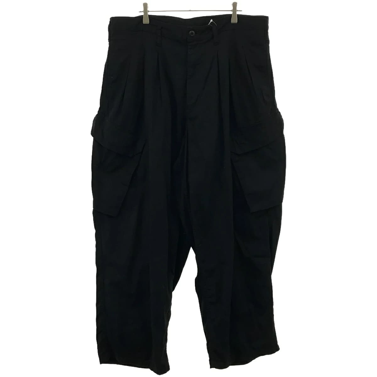 Yohji Yamamoto ブラックスキャンダルヨウジヤマモト 23SS タックカーゴパンツ