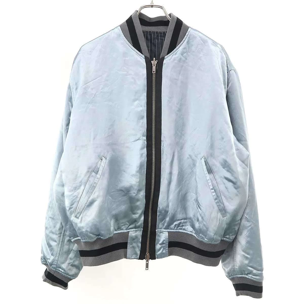 HAIDER ACKERMANN ハイダーアッカーマン サテンリバーシブルボンバージャケット