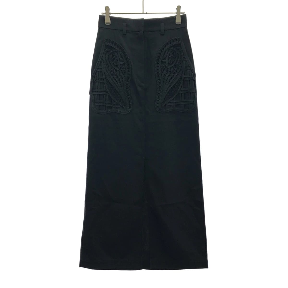 Mame Kurogouchi マメ クロゴウチ STUDIOUS別注 Cording Embroidery Detailed I-line Skirt コーディング エンブロイダリー ディテールド アイライン スカート MM26SS-SK506