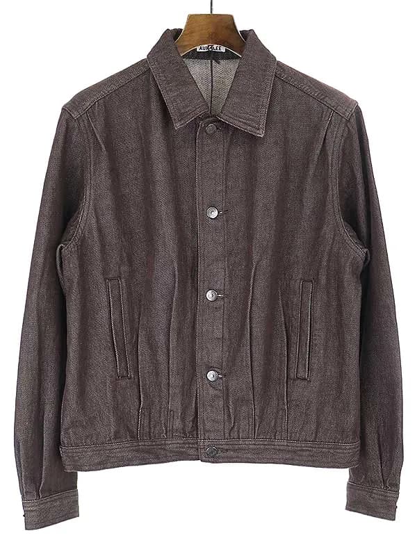 AURALEE オーラリー 21AW HARD TWIST DENIM BLOUZON ハードツイストデニムブルゾン