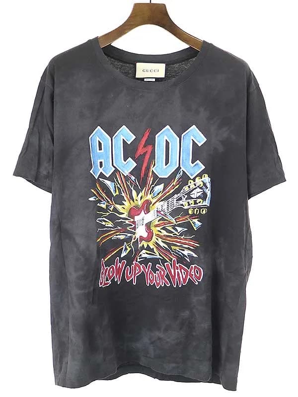 GUCCI グッチ 17AW ACDC タイダイ染めTシャツ