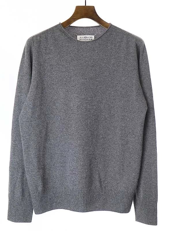 Maison Margiela メゾン マルタン マルジェラ4 19AW クルーネックウールニットセーター