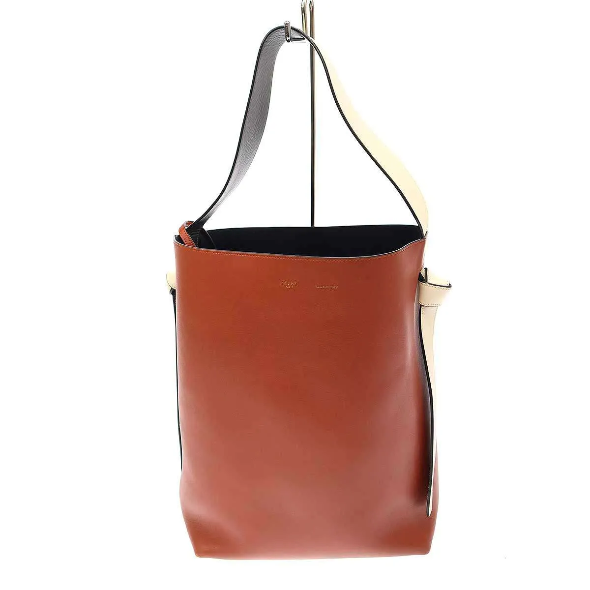 CELINE セリーヌ ツイステッドカバ レザーショルダーバッグ