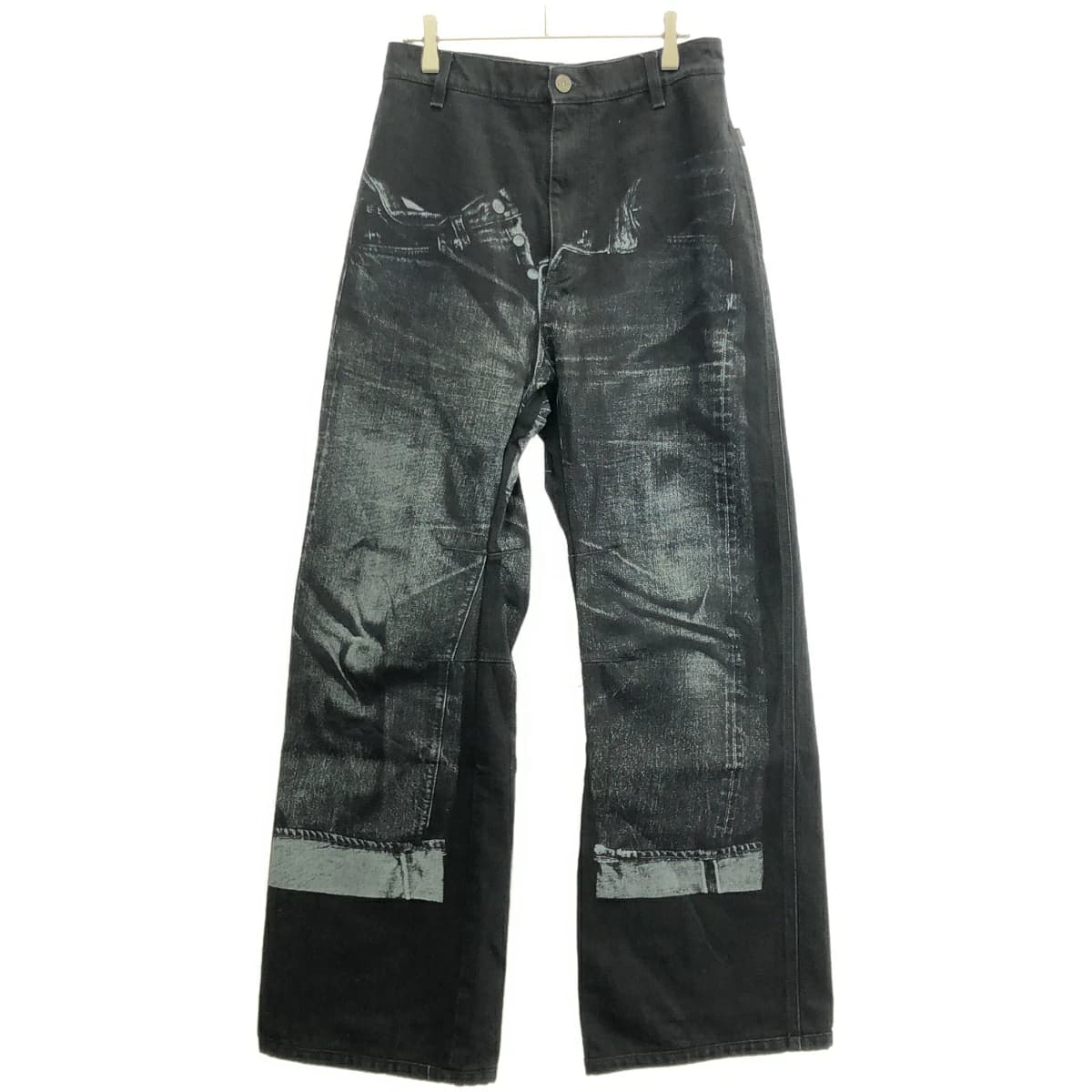 Jean Paul GAULTIER ジャンポールゴルチェ 23AW トロンプルイユ タトゥー デニムパンツ 23/15H-PA089ILP-D009-00