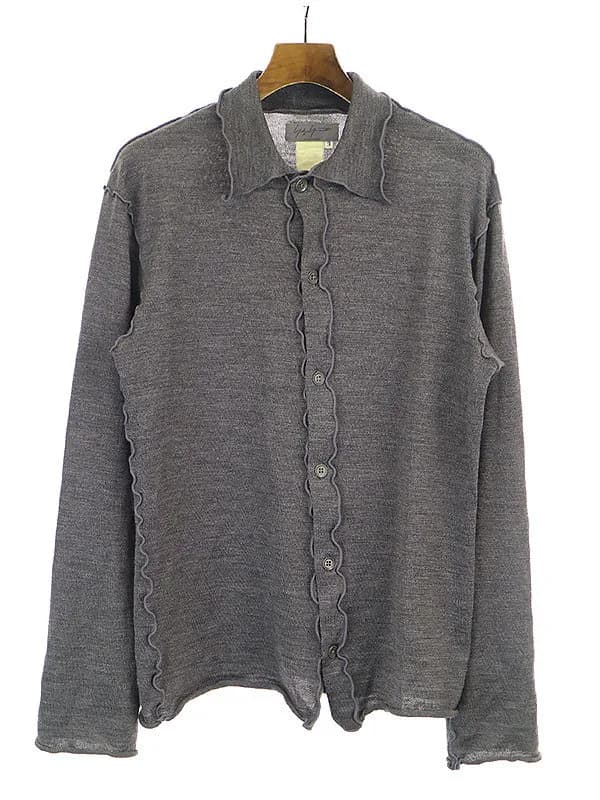 Yohji Yamamoto ヨウジヤマモト プール オム パイピングデザインニットシャツ