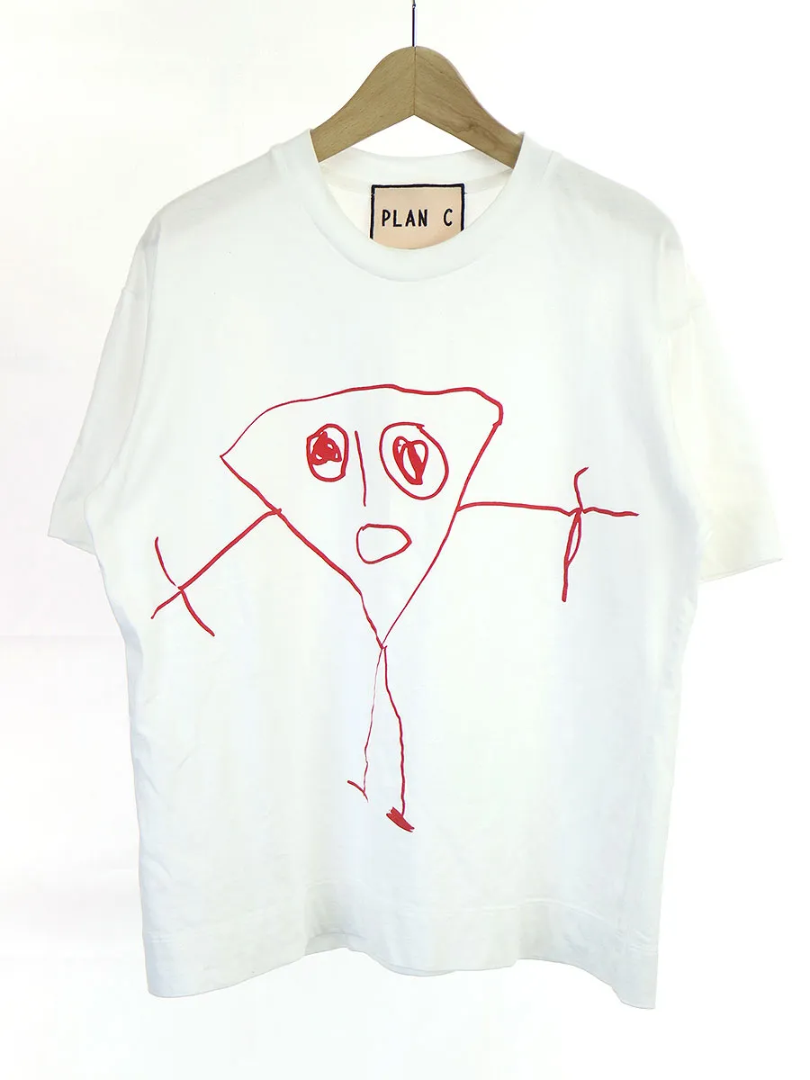 PLAN C プラン シー プリントTシャツ