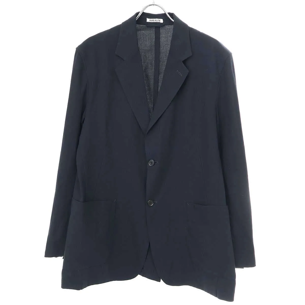 AURALEE オーラリー 24SS HARD TWIST COTTON SILK VIYELLA JACKET ジャケット A24SJ01KV