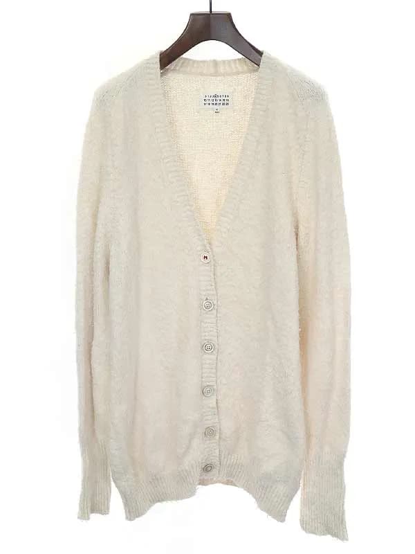 Maison Margiela メゾン マルタン マルジェラ 4 21AW Mボタンオーバーサイズニットカーディガン