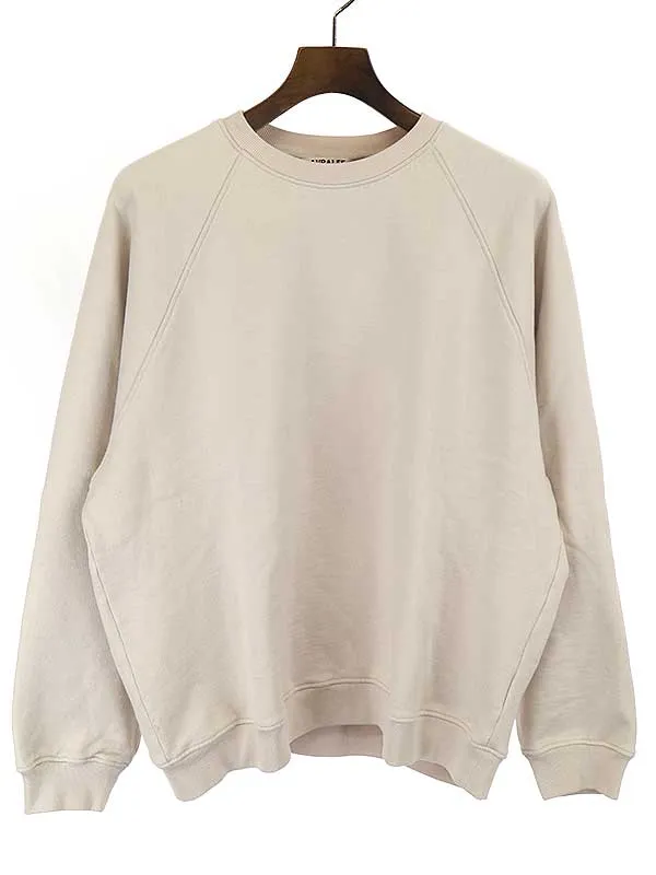 AURALEE オーラリー 22SS SMOOTH SOFT SWEAT P/O スムースソフトスウェットプルオーバー