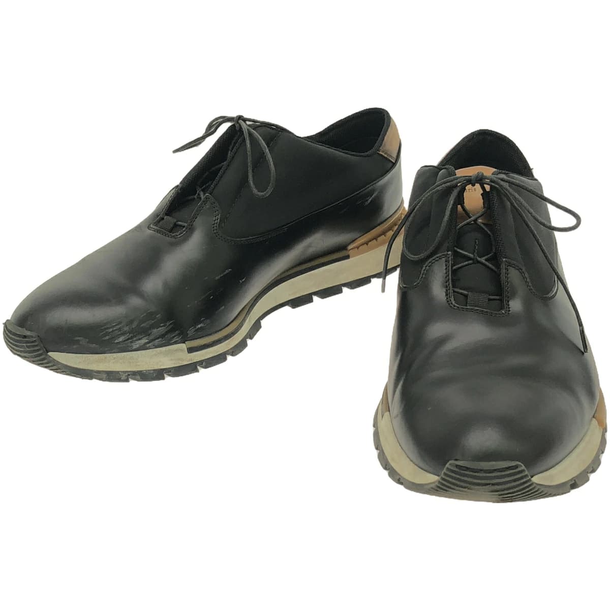 Berluti ベルルッティ Fast Track ファストトラック ナイロンコンビレザースニーカー