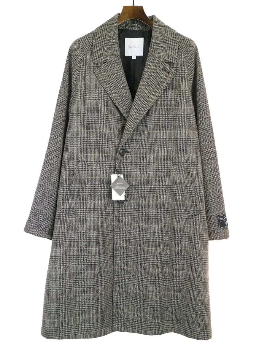 URBAN RESEARCH アーバンリサーチ 18AW チェック柄テックツイードオーバーサイズコート