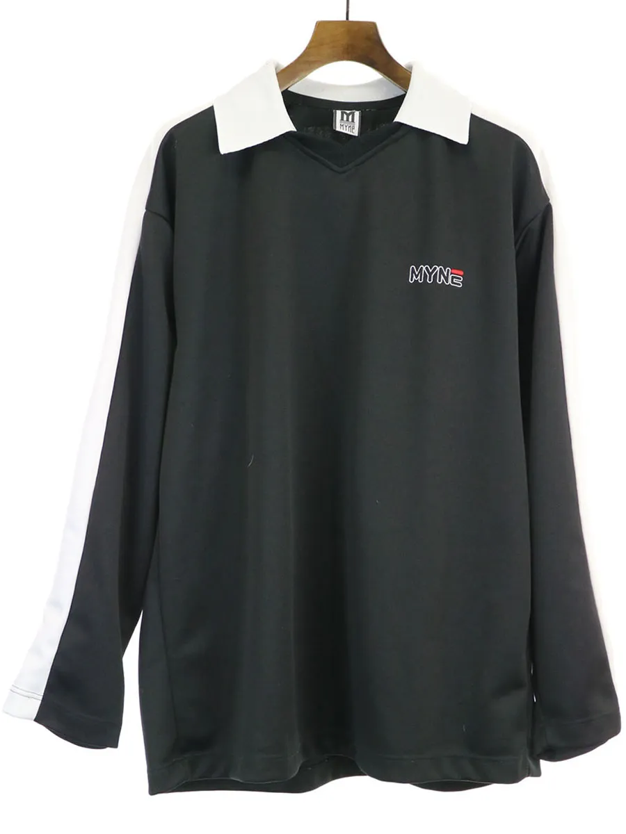 MYne マイン 18SS COLLARED PULLOVER プルオーバートップ