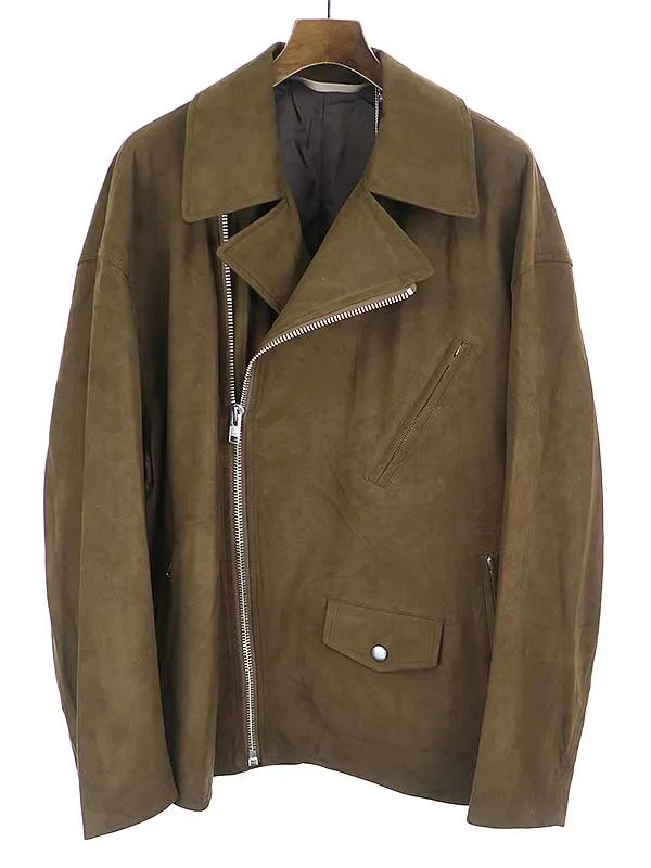 Edwina Horl エドウィナホール 21AW MOTORRAD JACKET『GETEILTER ATEM』フェイクレザーライダース