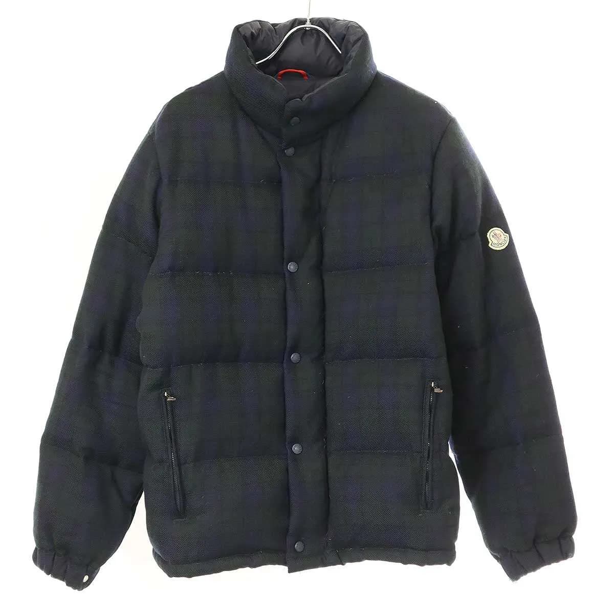 COMME des GARCONS ジュンヤワタナベ コムデギャルソンマン モンクレール 2004AW ウールチェックダウンジャケット WN-J070