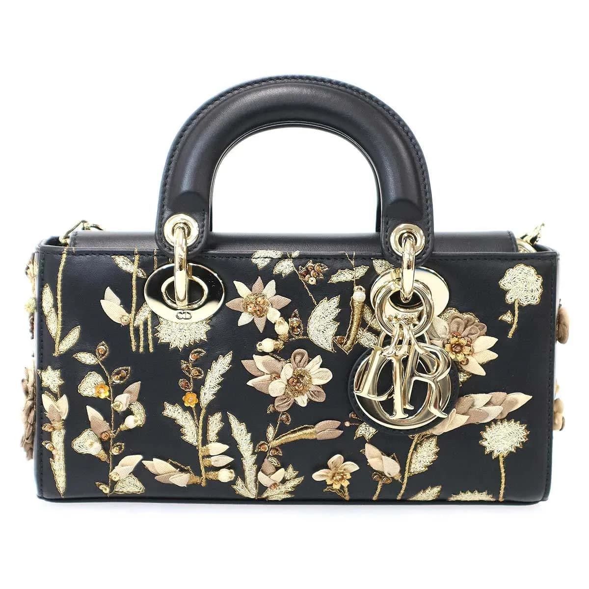 Christian Dior クリスチャンディオール Lady D-Joy Bag Ombres Florales エンブロイダリー レディ ジョイショルダーバッグ