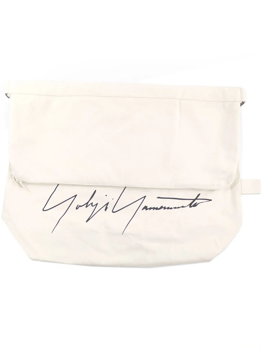 Yohji Yamamoto ヨウジヤマモト 青山限定 ノベルティ シグネチャーロゴショルダーバッグ