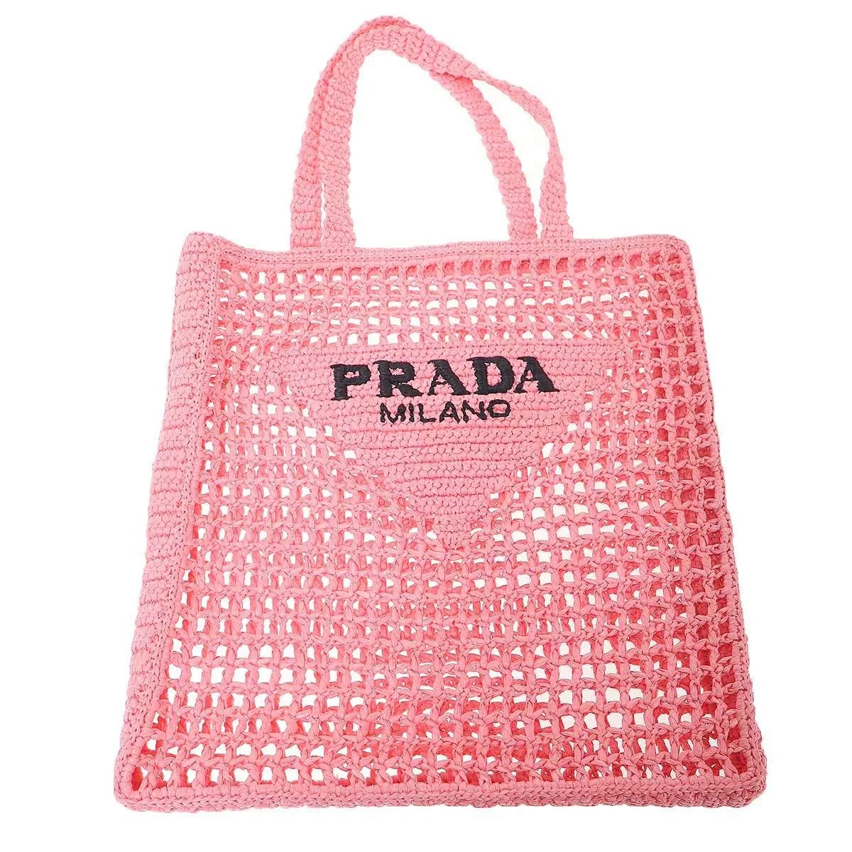 PRADA プラダ Crochet Tote Bag クロシェ トートバッグ