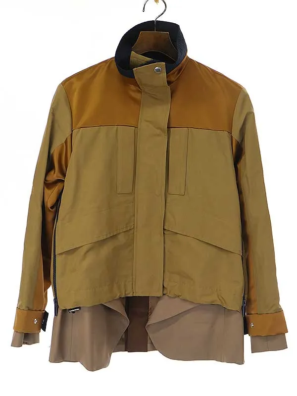 sacai サカイ 22SS Grosgrain Mix Blouson グログランミックスブルゾン