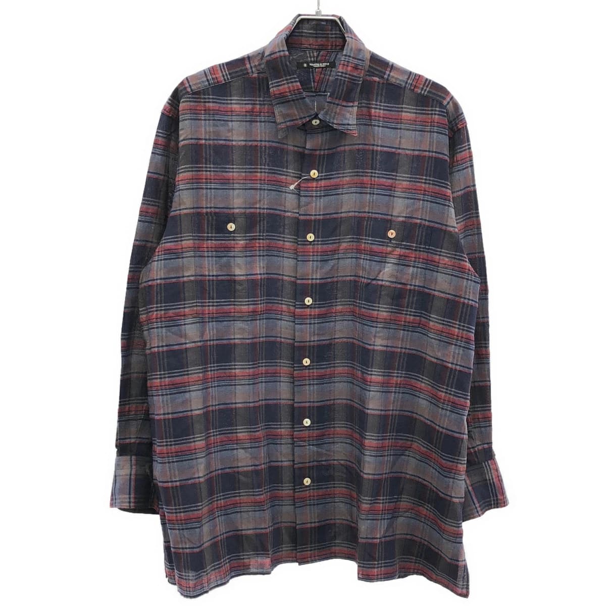 MAATEE&SONS マーティーアンドサンズ 25SS WORK SHIRTS MIXMADRAS チェックワークシャツ MT5103-0610B