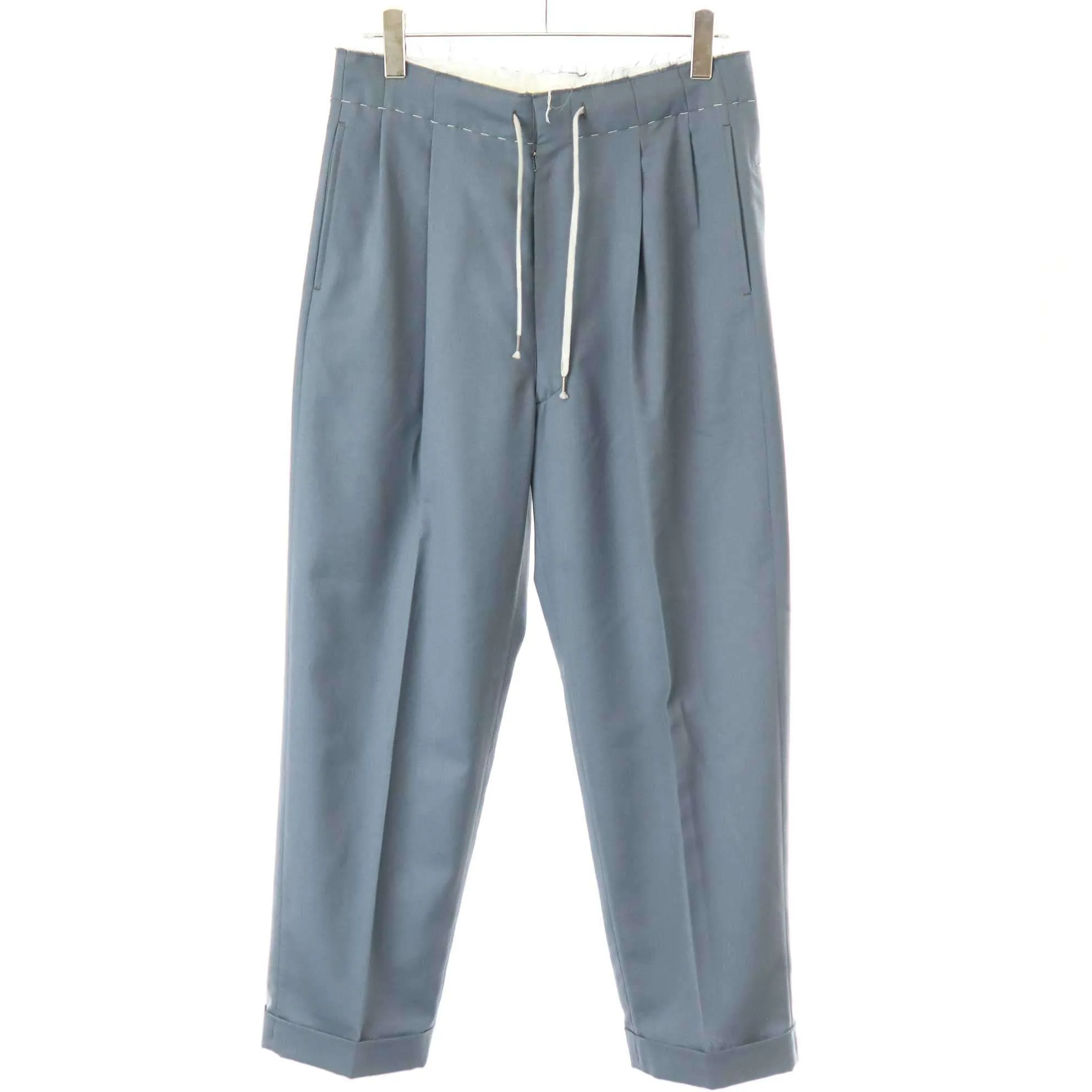 Maison Margiela メゾン マルジェラ 23SS ウエストステッチ ウールイージースラックスパンツ S50KA06