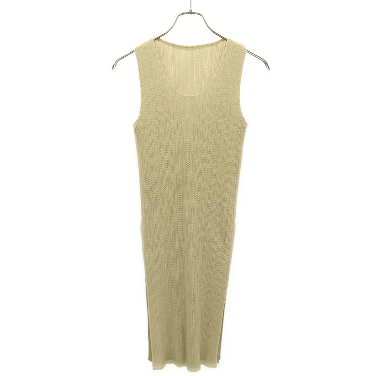 ISSEY MIYAKE プリーツプリーズ イッセイミヤケ ノースリーブレイヤードプリーツワンピース PP06-JK702