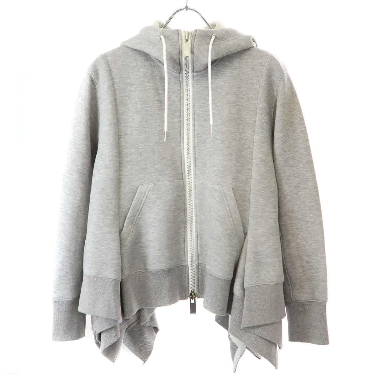 sacai サカイ 24SS Sponge Sweat Hoodie スポンジスウェットパーカー 24-07163