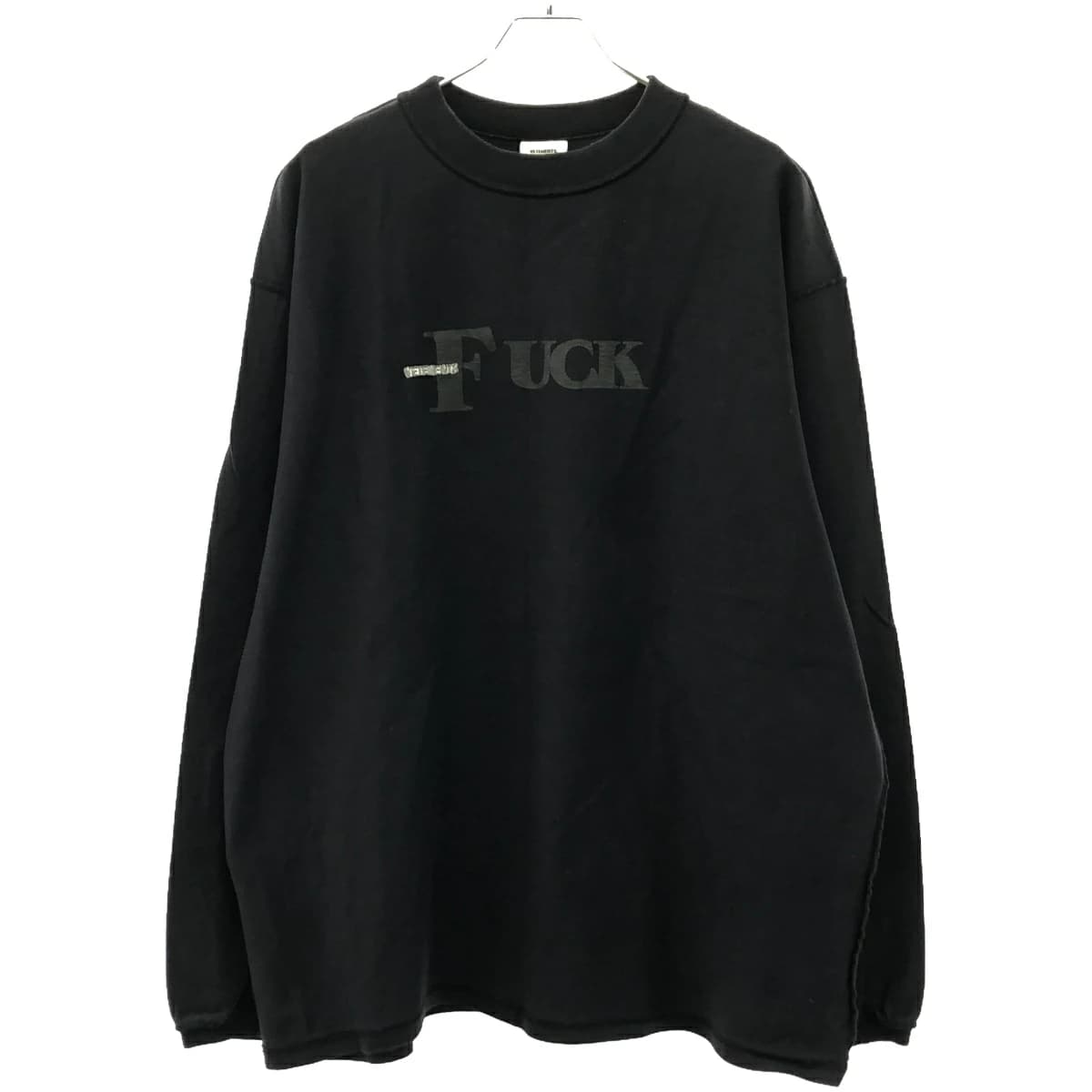 VETEMENTS ヴェトモン 18AW Hot Like Me Inside-Out インサイドアウトロングスリーブTシャツ