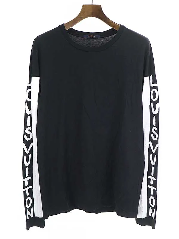 LOUIS VUITTON ルイヴィトン 18SS ARM LOGO TEE L/S アームロゴプリントカットソー