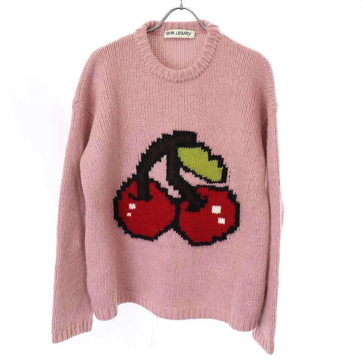 OUR LEGACY アワーレガシー 22AW SONAR CANDYFLOSS CHERRY ニットセーター M4223SRCJ