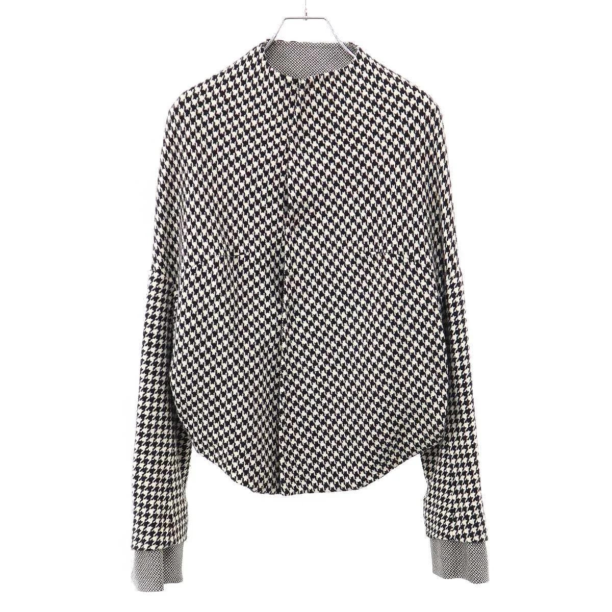 Yohji Yamamoto ヨウジヤマモト ファム 2003AW ハウンドトゥース サークルショートジャケット FU-J17-142
