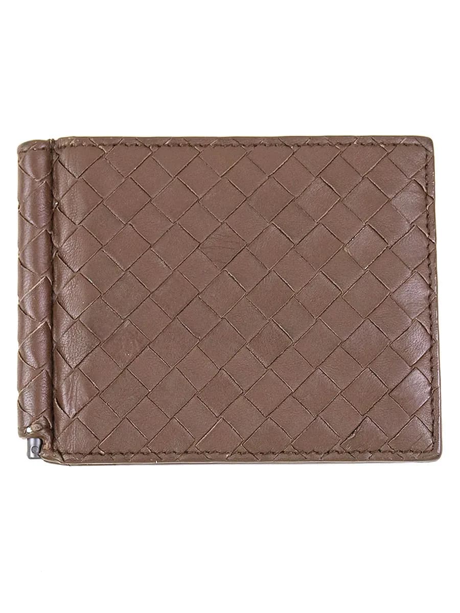BOTTEGA VENETA ボッテガヴェネタ イントレチャートマネークリップ付カードケース