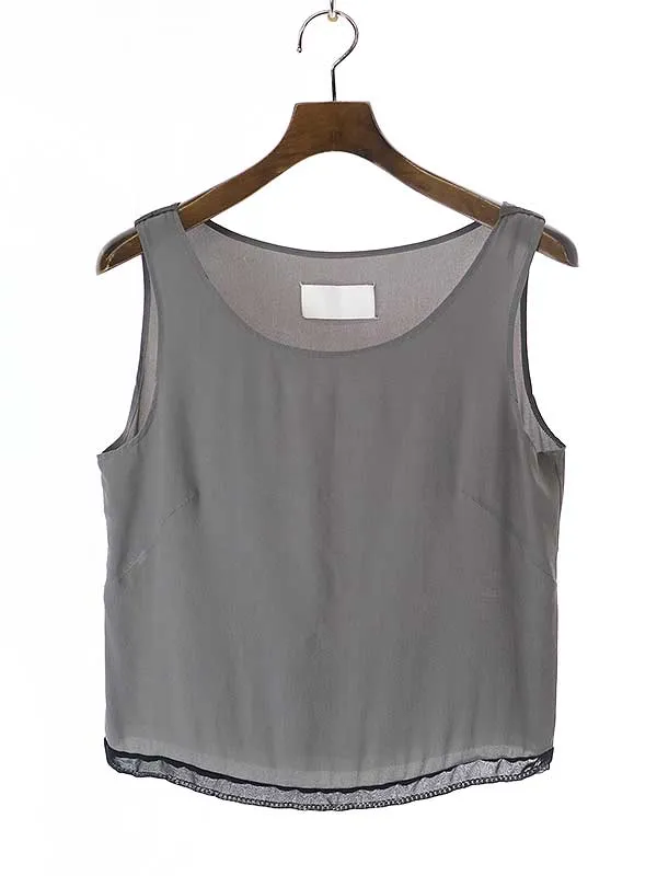 Maison Margiela メゾン マルタン マルジェラ 1999SS シルクチェーンデザイントップス