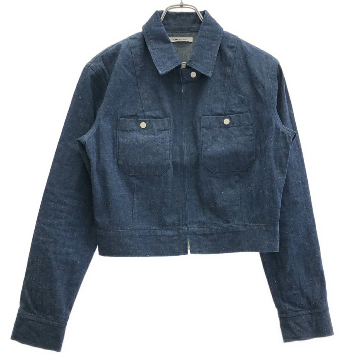FUMIKA UCHIDA フミカウチダ NEPPED DENIM ZIPUP BLOUSON ネップデニムジップアップブルゾン FU-V-OT001