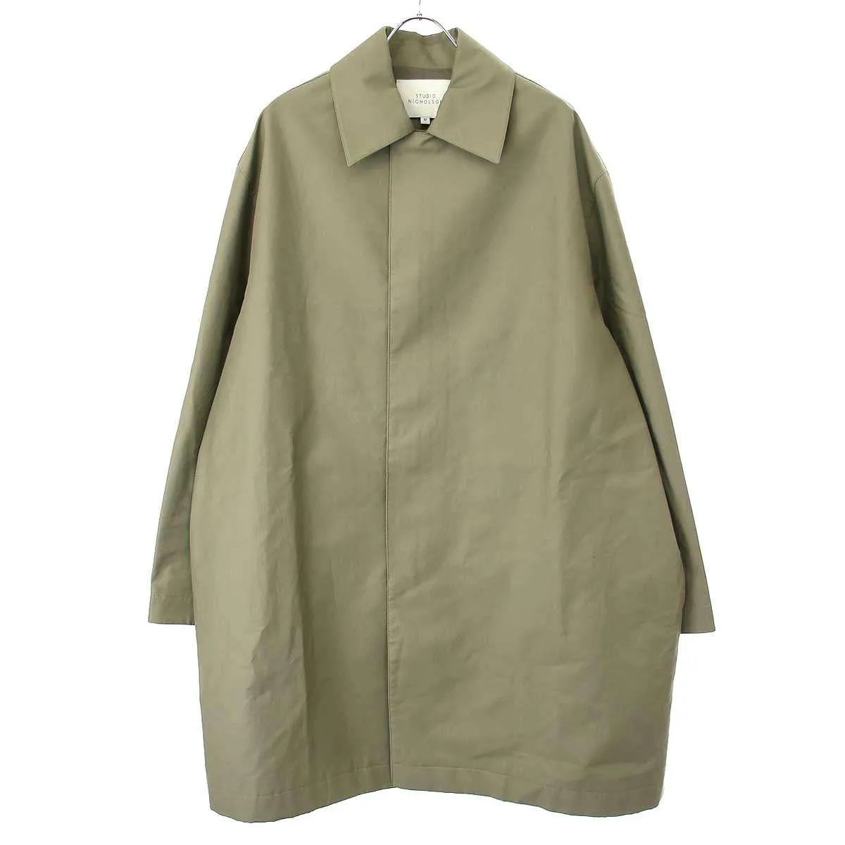 STUDIO NICHOLSON スタジオ ニコルソン CHASSIS COAT LICHENステンカラーカーコート