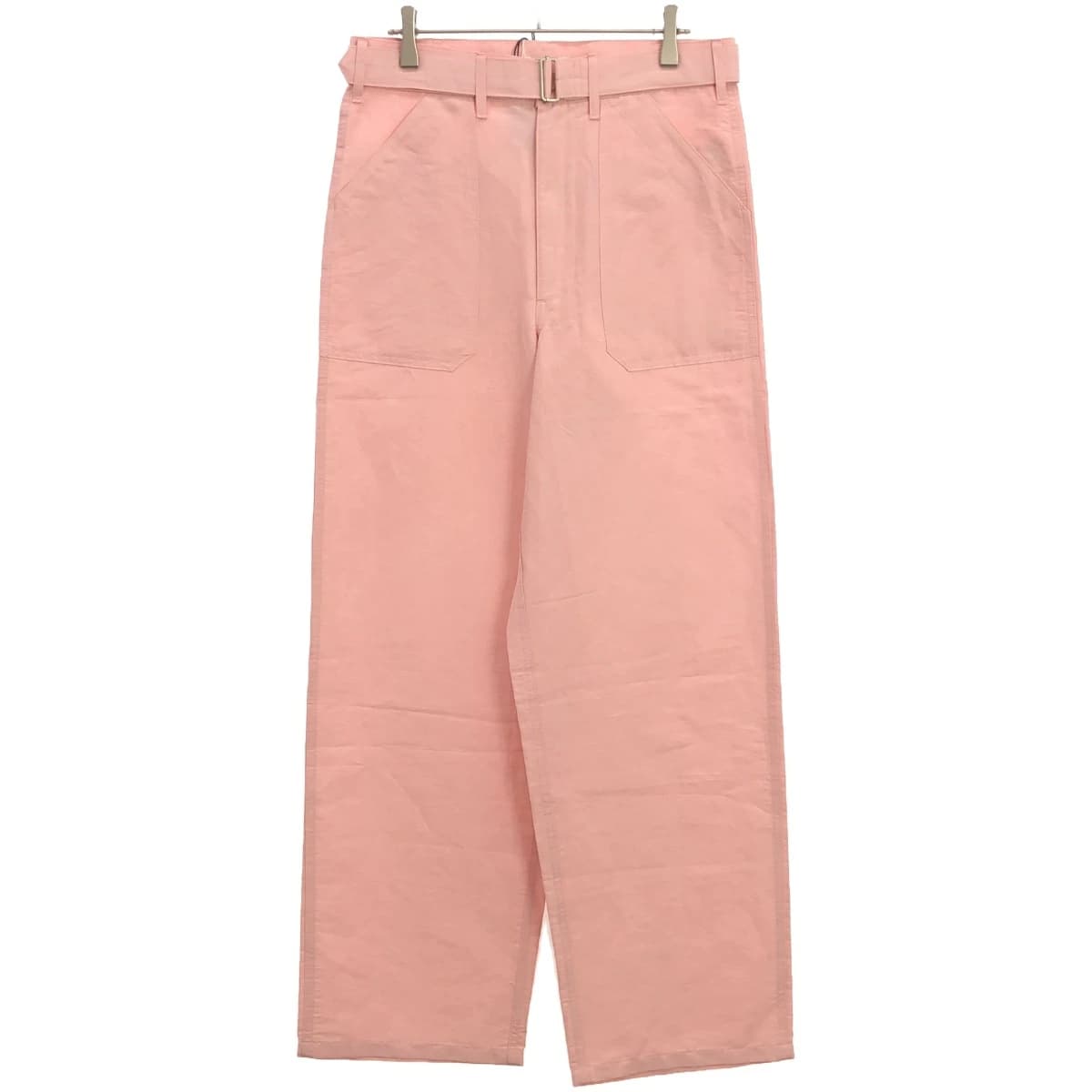 AURALEE オーラリー 24SS HIGH DENSITY FINX LINEN WEATHER PANTS フィンクスリネンウェザーパンツ