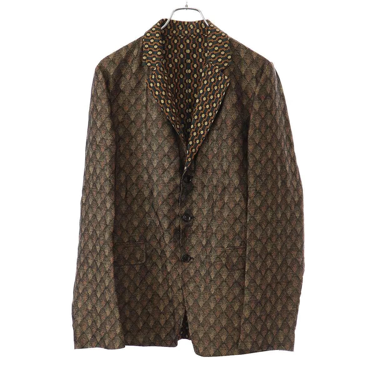 DRIES VAN NOTEN ドリスヴァンノッテン ジャガードリバーシブルジャケット 1157-343-0393