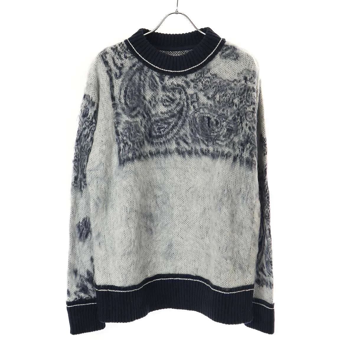 sacai サカイ 22AW Bandana Jacquard Knit Pullover バンダナジャガードニットセーター