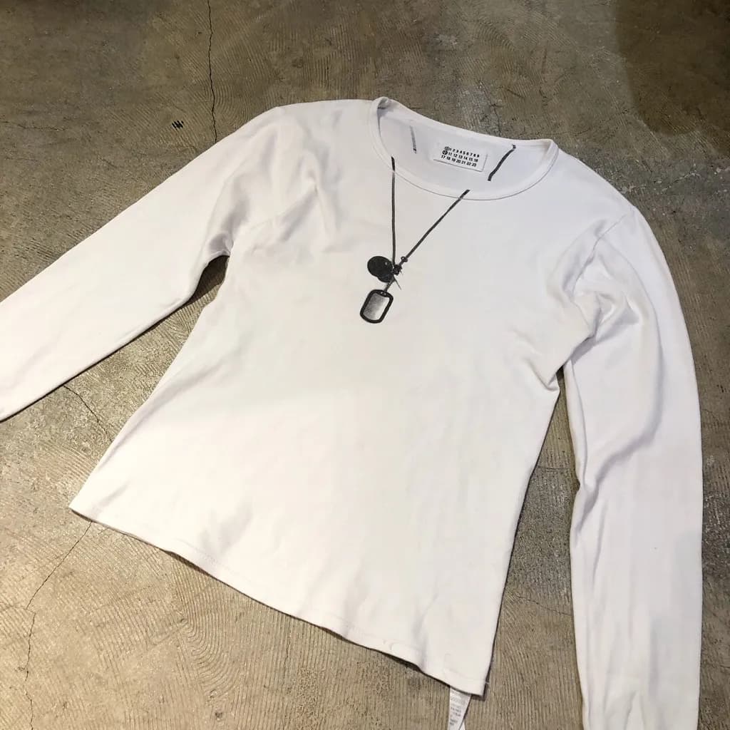 Maison Margiela Maison Martin Margiela 0 10 アーティザナル ドッグタグトロンプルイユカットソー