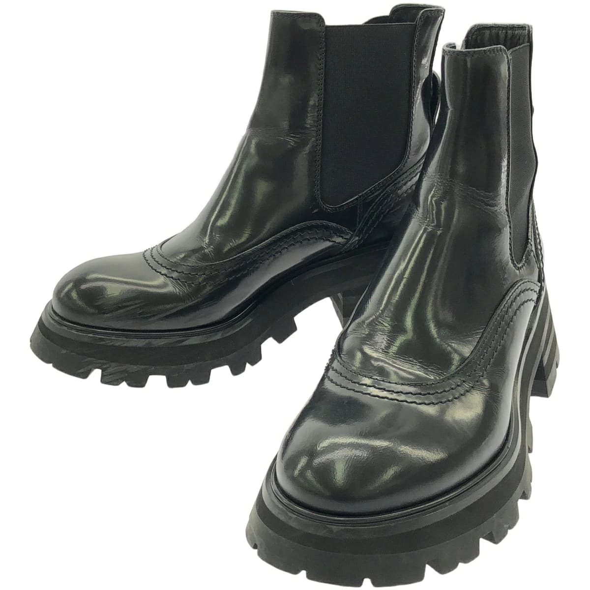 ALEXANDER McQUEEN アレキサンダーマックイーン サイドゴア ワンダーチェルシーブーツ B666368