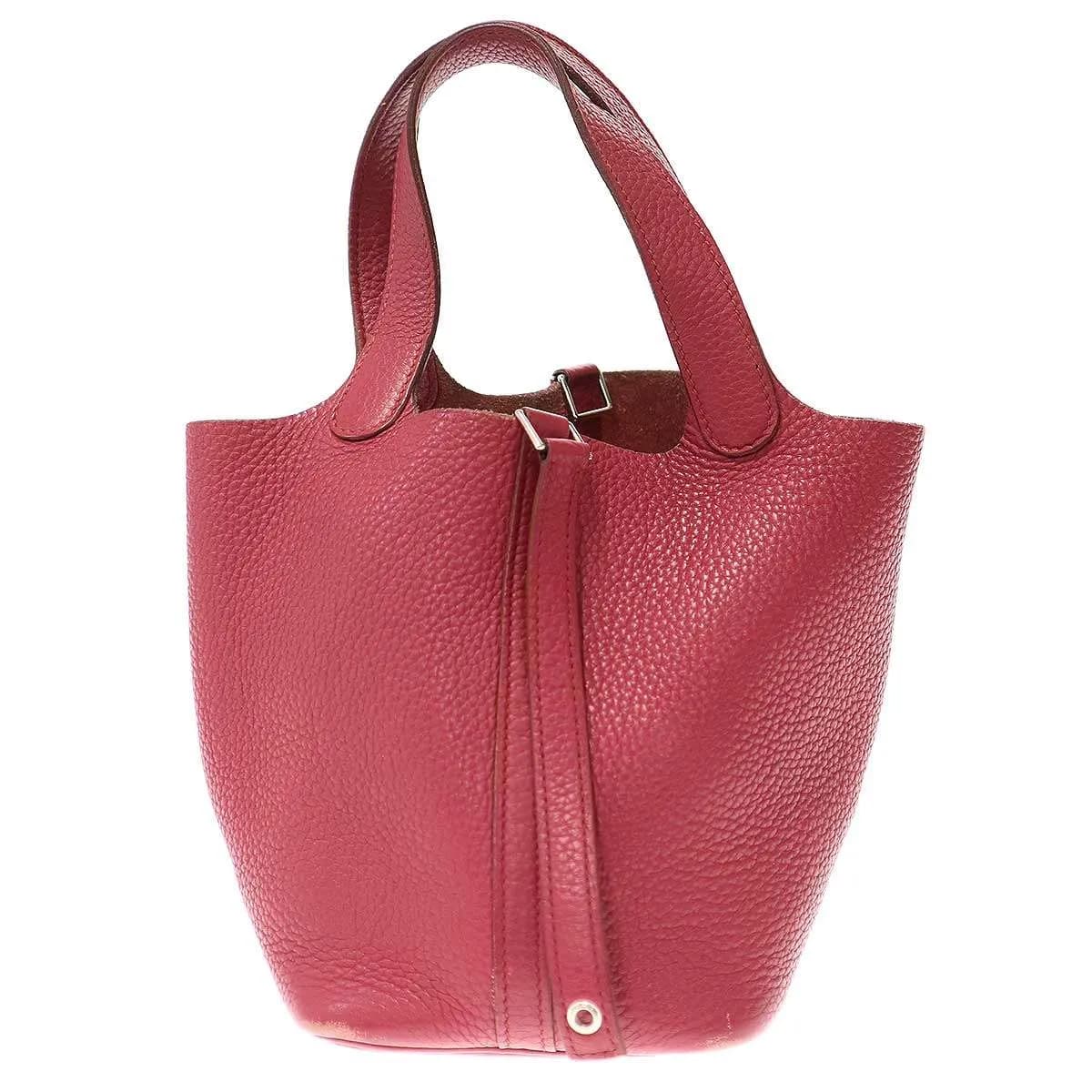 HERMES エルメス 2015 Picotin Loc PM ピコタンロック レザーハンドバッグ