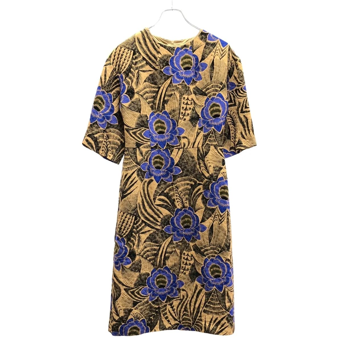 DRIES VAN NOTEN ドリスヴァンノッテン 18AW フローラルキルテッドドレスワンピース