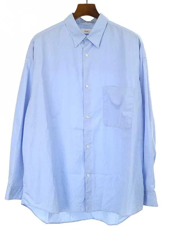 Graphpaper グラフペーパー 18AW Regular Collar Big Sleeve Shirt オーバーサイズシャツ