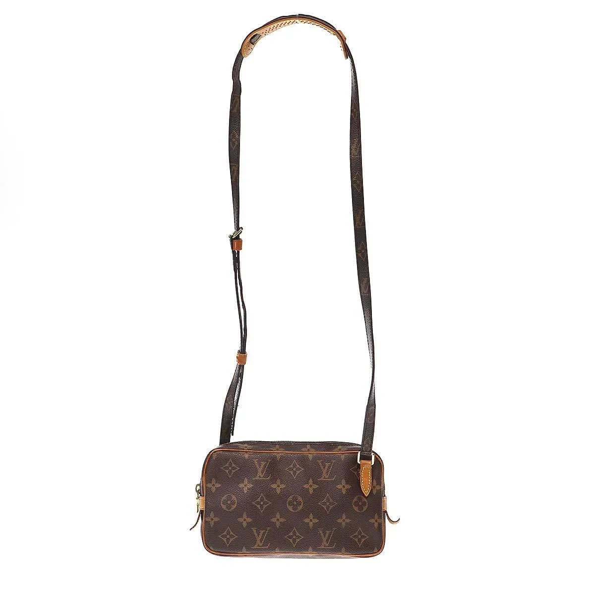 LOUIS VUITTON ルイヴィトン モノグラム ポシェット マルリーバンドリエール ショルダーバッグ M51828