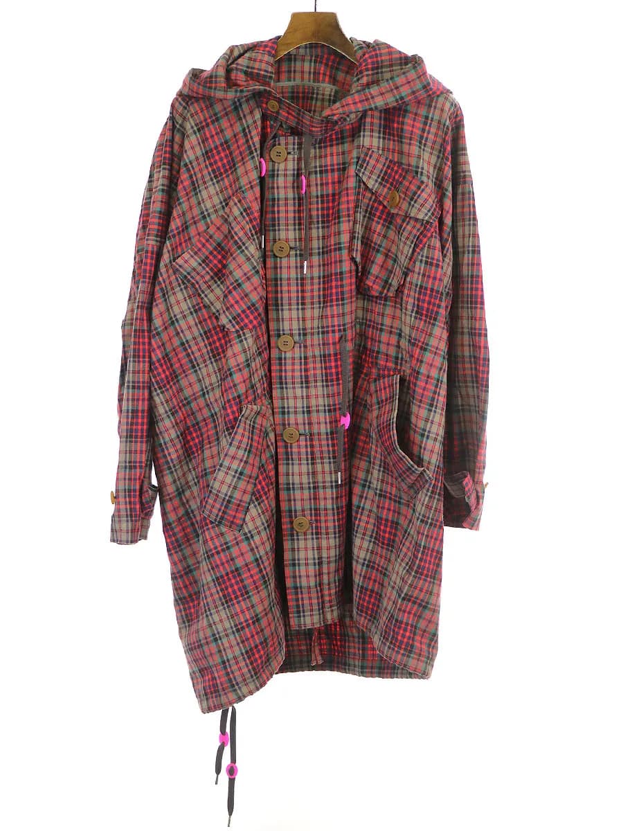 Vivienne Westwood ヴィヴィアンウエストウッド マン 20SS チェック柄オーバーサイズジャケット コート