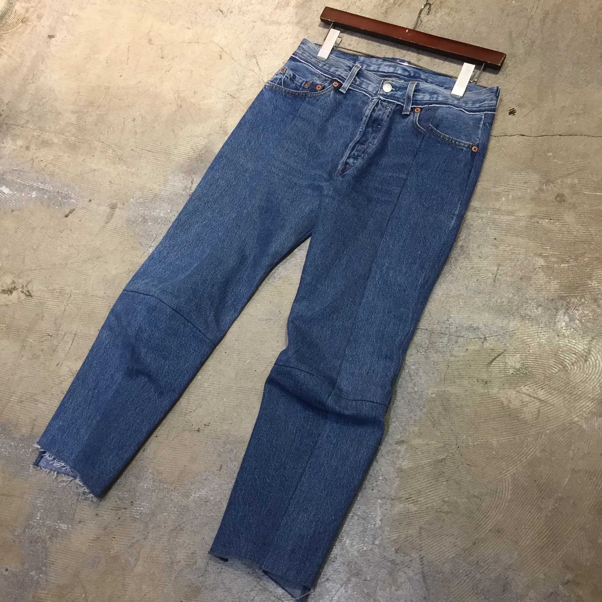 VETEMENTS VETEMENTS 16AW ヴィンテージLevi's再構築アーティザナルデニムパンツ