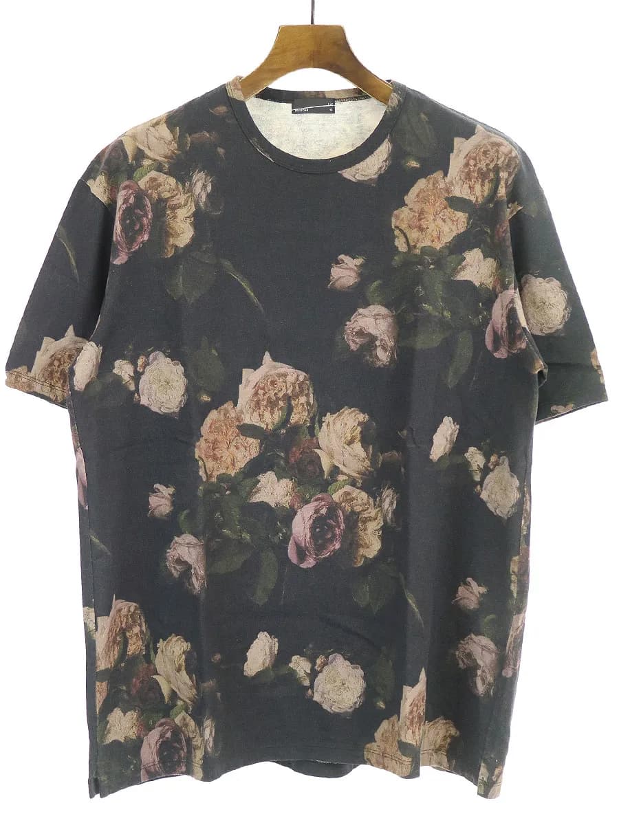 LAD MUSICIAN ラッドミュージシャン 17SS ローズプリントビッグTシャツ