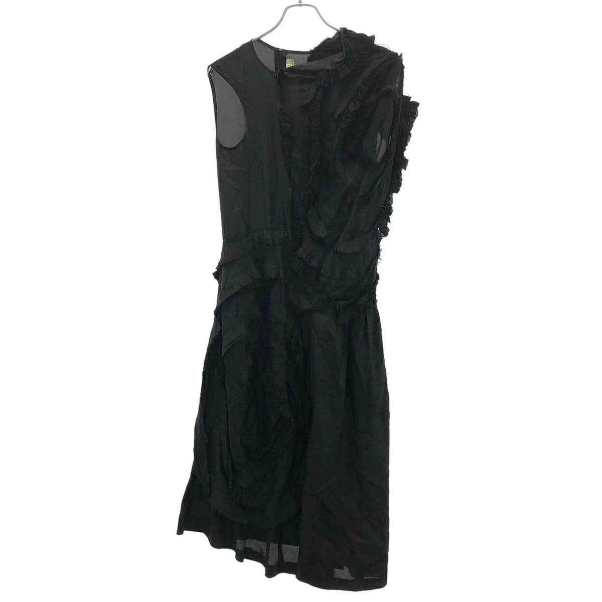 COMME des GARCONS コムデギャルソン 15SS 薔薇と血 ノースリーブフリルワンピース GO-O024