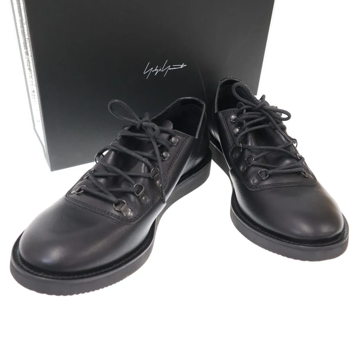 Yohji Yamamoto ヨウジヤマモト プールオム 26AW LEATHER SOFT SMOOTH TREKKING LOW SHOES レザートレッキングシューズ