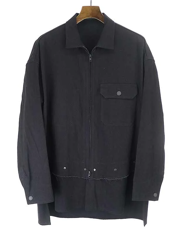 Yohji Yamamoto ビー ヨウジヤマモト 20SS ジップアップデザインジャケット